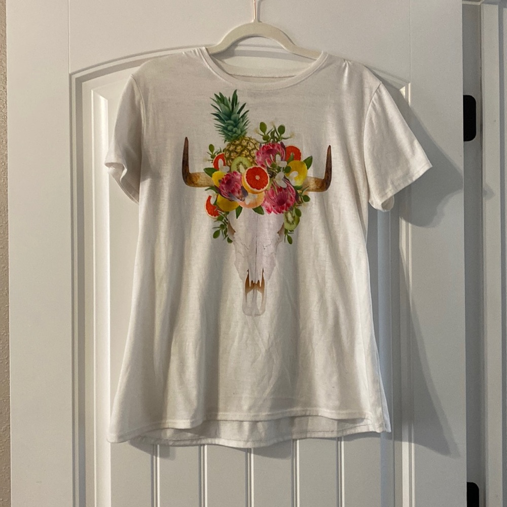 Show me your mumu longhorn / floral shirt